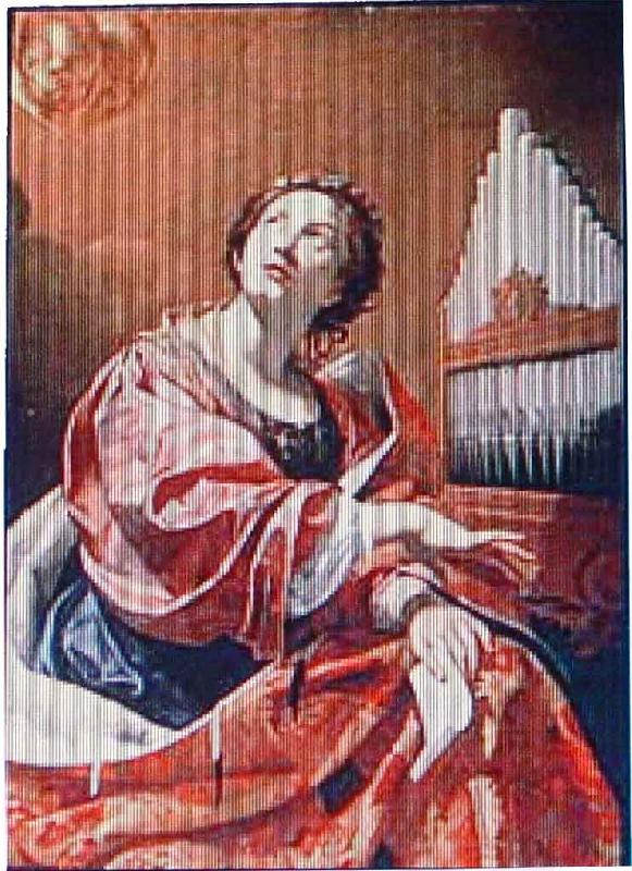  Simon  Vouet Saint Cecilia oil painting picture